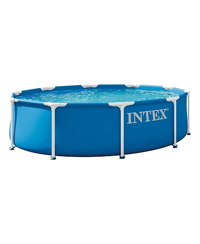 Intex 28200EP 10Ft X 30In Metal Frame Above Ground Swimming Pool, Pool Only