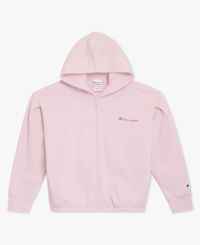 Champion Girls' 7-16 Full-Zip Adorable Graphic Hoodie