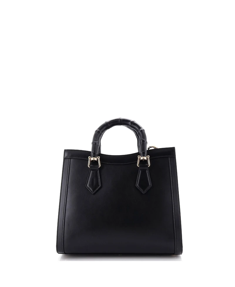Pre-Owned Gucci Small Diana Nm Bamboo Handle Tote Leather