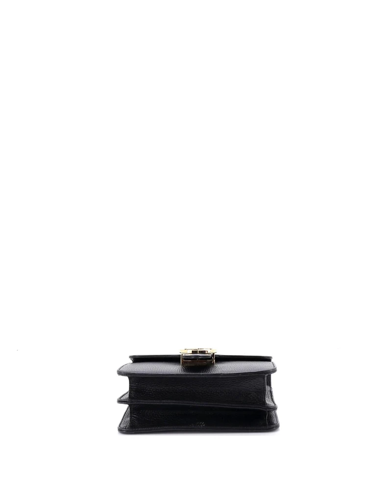 Pre-Owned Gucci Small Interlocking Shoulder Bag Leather