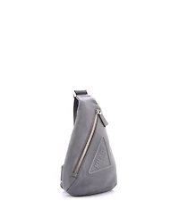Pre-Owned Prada Triangle Logo Sling Bag Leather