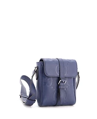 Pre-Owned Gucci Small Messenger Bag Jumbo Gg Embossed Leather