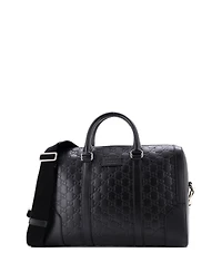 Pre-Owned Gucci Medium Eden Briefcase Guccissima Leather
