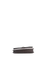 Pre-Owned Saint Laurent Small Classic Monogram Wallet on Chain Embossed Leather