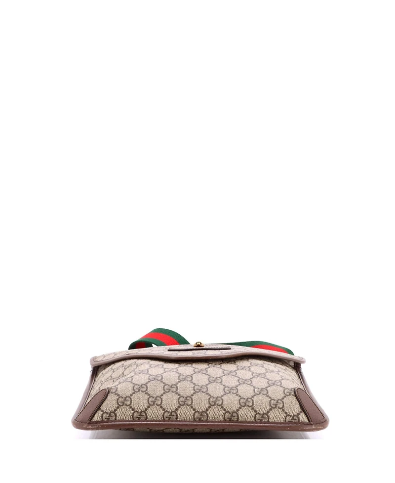 Pre-Owned Gucci Medium Neo Vintage Envelope Messenger Gg Coated Canvas