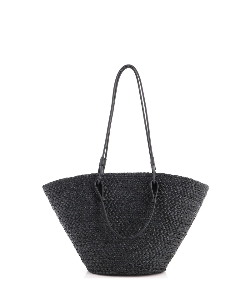 Pre-Owned Loewe Medium Anagram Basket Tote Woven Raffia