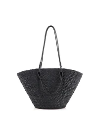 Pre-Owned Loewe Medium Anagram Basket Tote Woven Raffia