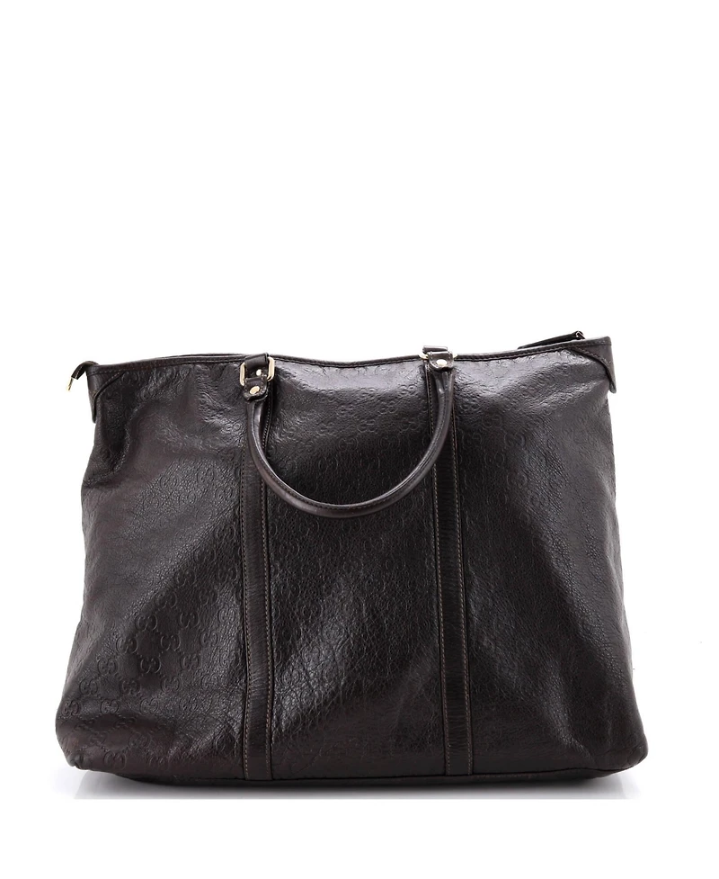 Pre-Owned Gucci Medium Joy Zip Top Tote Guccissima Leather