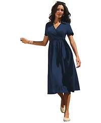 Cupshe Women's Primrose Blue Midi Beach Dress