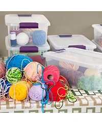 Sterilite 15 Quart Storage Tote, 12 Pack, and 6 Quart Storage Tote, 12 Pack