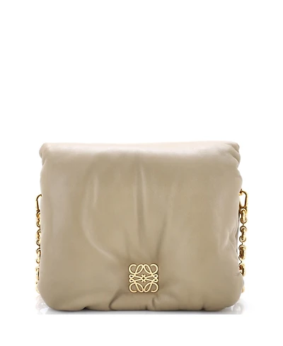 Pre-Owned Loewe Medium Goya Puffer Bag Leather