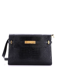 Pre-Owned Saint Laurent Medium Manhattan Shoulder Bag Embossed Leather