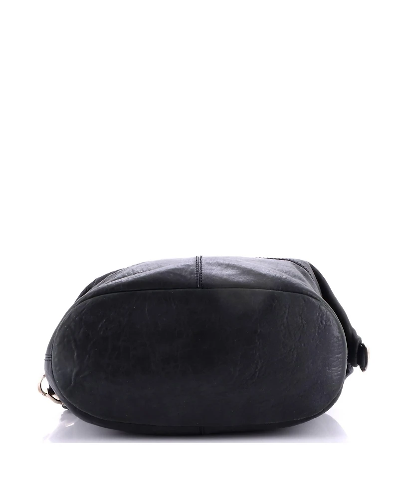 Pre-Owned Givenchy Medium Chain Wrap Nightingale Satchel Leather