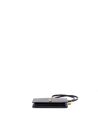 Pre-Owned Saint Laurent Classic Monogram Phone Holder Shoulder Bag Leather