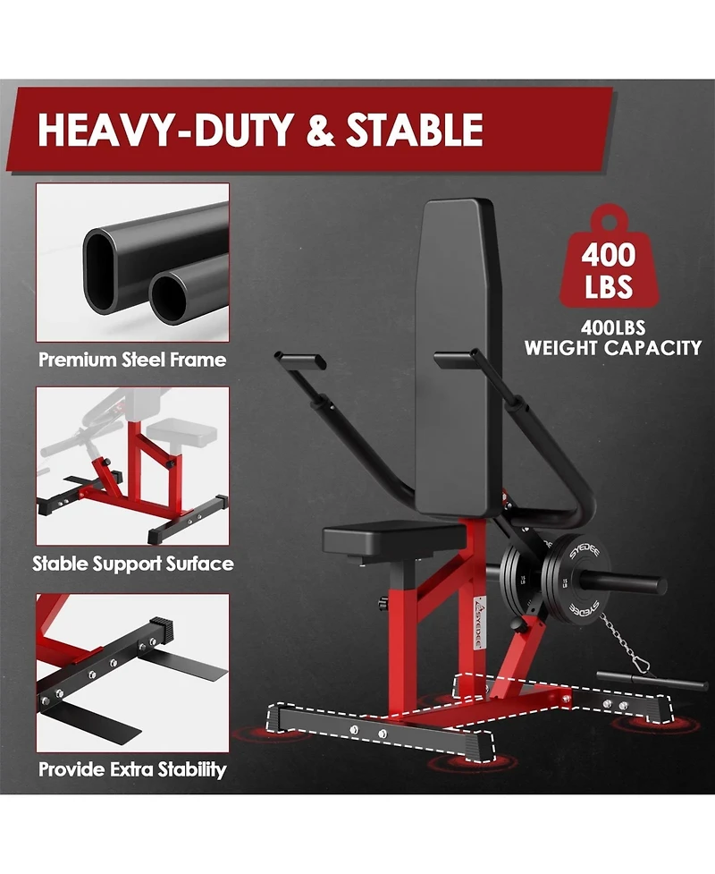 Syedee Seated Dip Machine with Max 400lbs Plate Loaded, Adjustable Tricep Press with Cable Bar for Biceps Chest Training