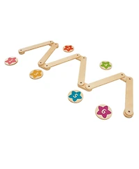 Slickblue 6 Pieces Wooden Balance Steppingstones for Kids Ages 2-6