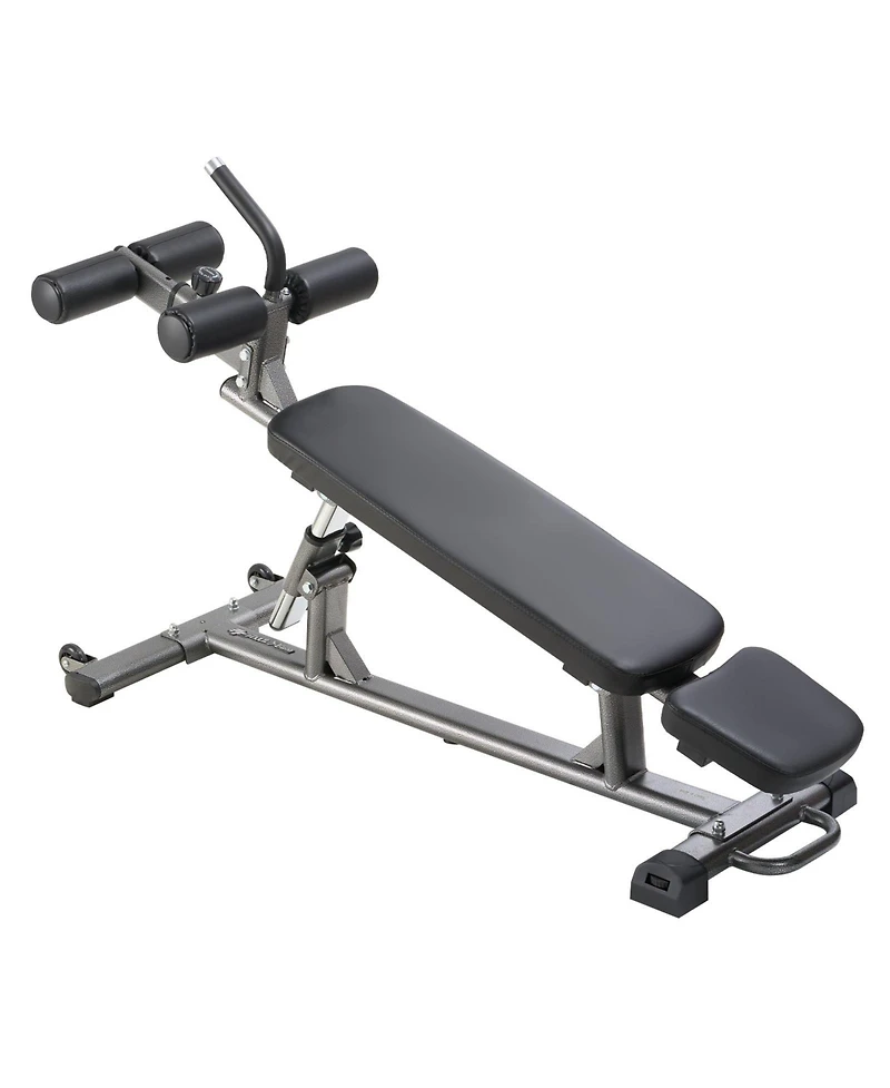 Sugift Adjustable Decline Sit Up Bench with Reverse Crunch Handle and 1000 Pound Capacity