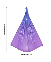 Sugift Double Layer Sensory Swing with 360 Degree Swivel Hanger and 300 Pound Capacity