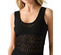 Guess Women's Matilde Lace Scoop Neck Tank Top