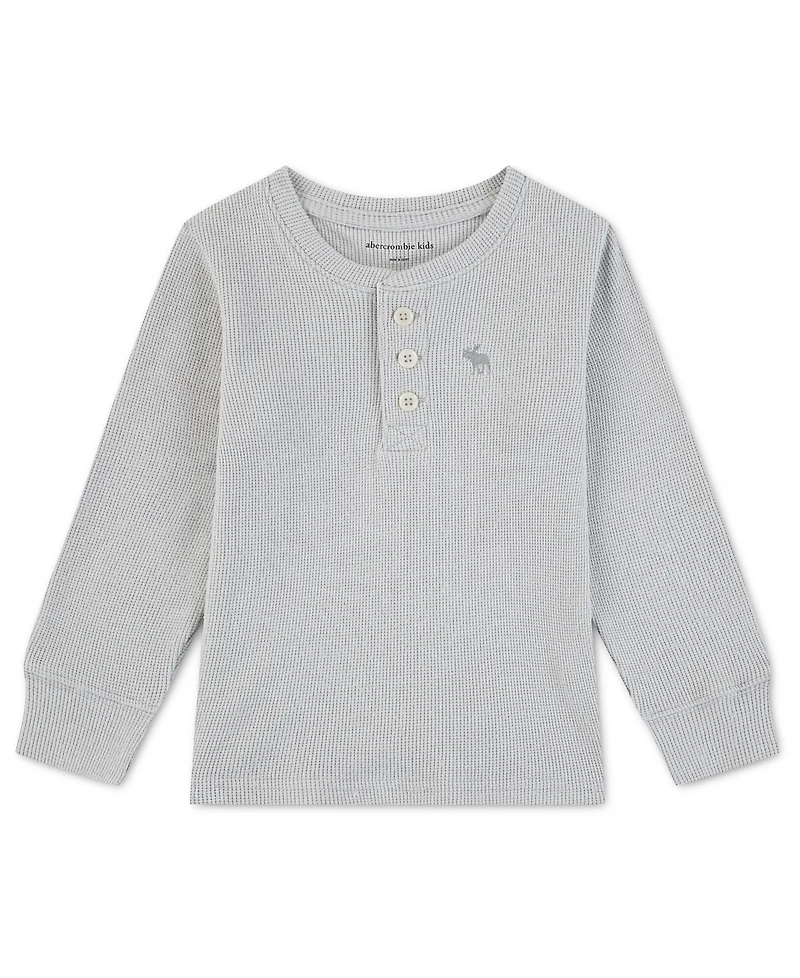 abercrombie kids Toddler Boys' 2T-5T Clean Waffle Knit Top