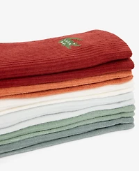 Lacoste Men's Ribbed Cotton-Blend Crew Socks, 6-Pack