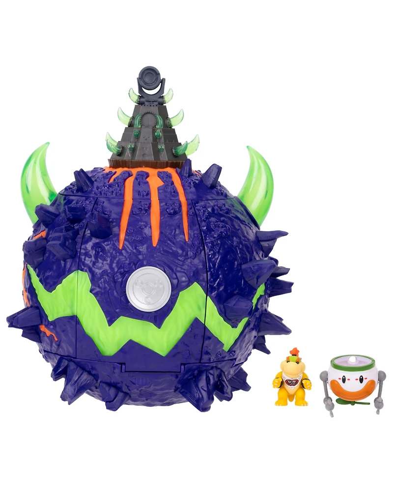 Super Mario Wonder Bowser Jr. Planet Glow-in-the-Dark Interactive Playset, Ages 3+