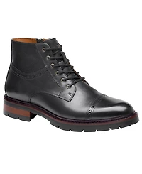 Johnston & Murphy Men's Keegan Round-Toe Inside Zipper Boots