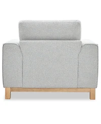 Camelle Boucle Accent Pillow Fabric Chair, Macy's Exclusive