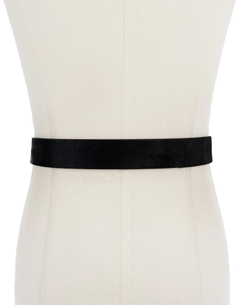 Michael Kors Polished Buckle Leather Reversible Belt