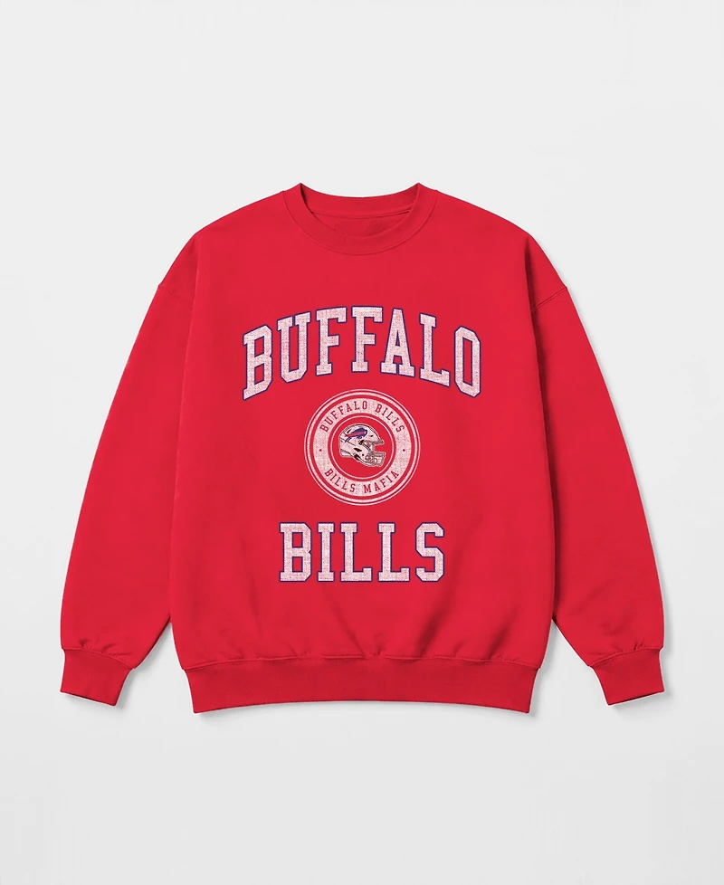 Gameday Couture Women's Buffalo Bills Oversized Dropped-Shoulder Sweatshirt