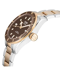 Gevril Men's Swiss Made Yorkville Swiss Automatic Two tone Stainless Steel Bracelet Watch