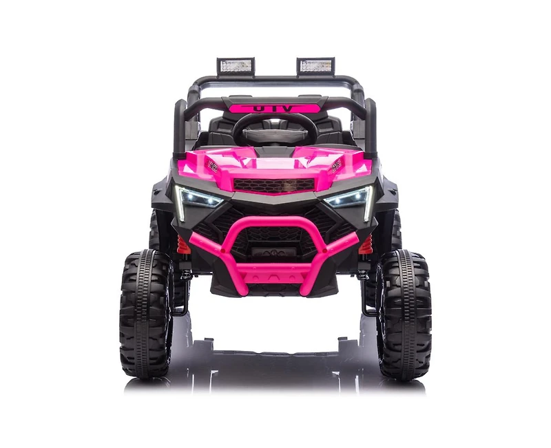 Yobtop 24V 400W Kids Ride On Electric Utv with Remote Control, Ages 3+