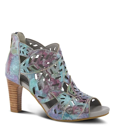 L'Artiste Women's Spring Step Amora Cage Bootie with Side Zipper