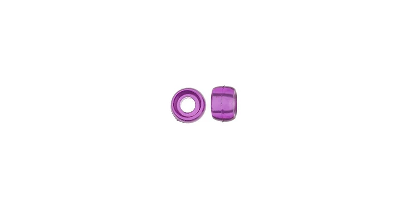 John Bead 1000ct Transparent Amethyst Mini Plastic Crow Beads for Diy Jewelry Making