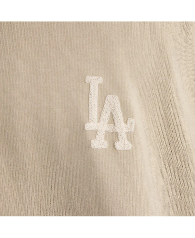 Fanatics Men's Sepia Tint Los Angeles Dodgers Iconic Heavyweight T-Shirt