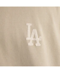 Fanatics Men's Sepia Tint Los Angeles Dodgers Iconic Heavyweight T-Shirt