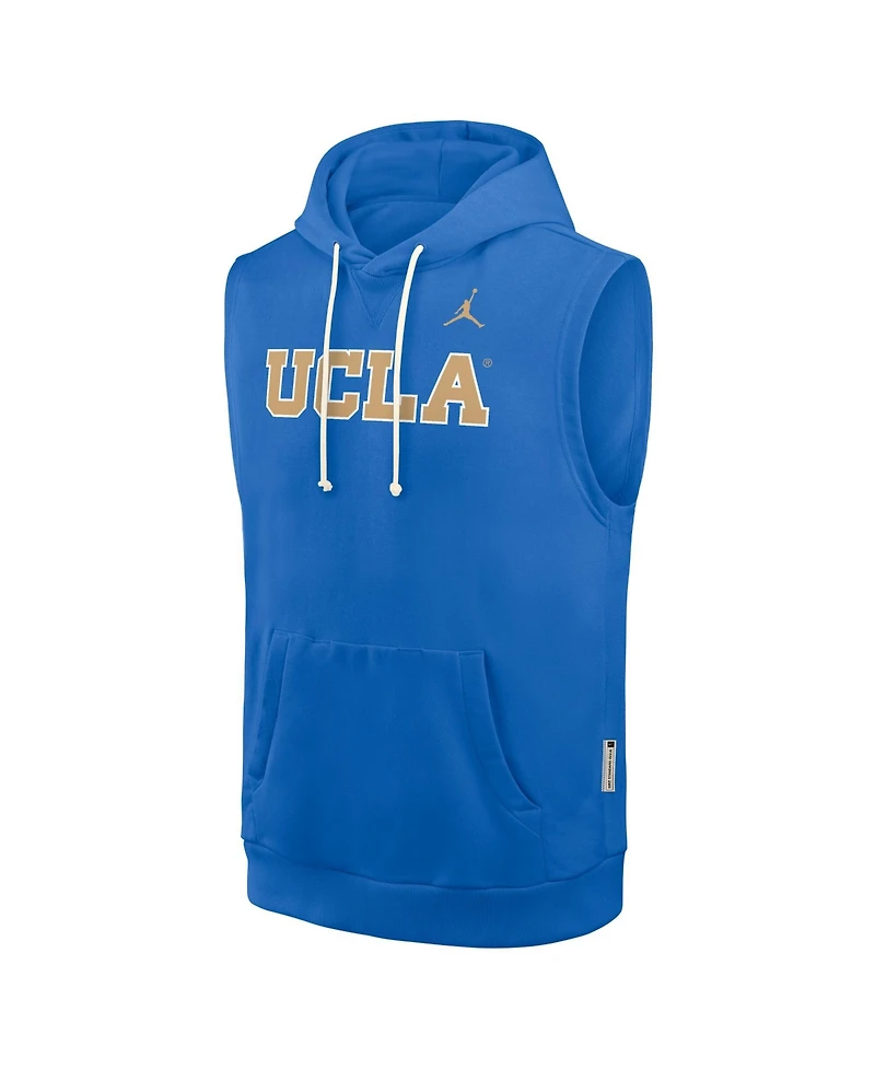 Jordan Men's Blue Ucla Bruins 2026 Sideline Sleeveless Dri-fit Hoodie