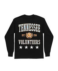 Gameday Couture Women's Black Tennessee Volunteers Oversized Everyday StarLong sleeves T-Shirt