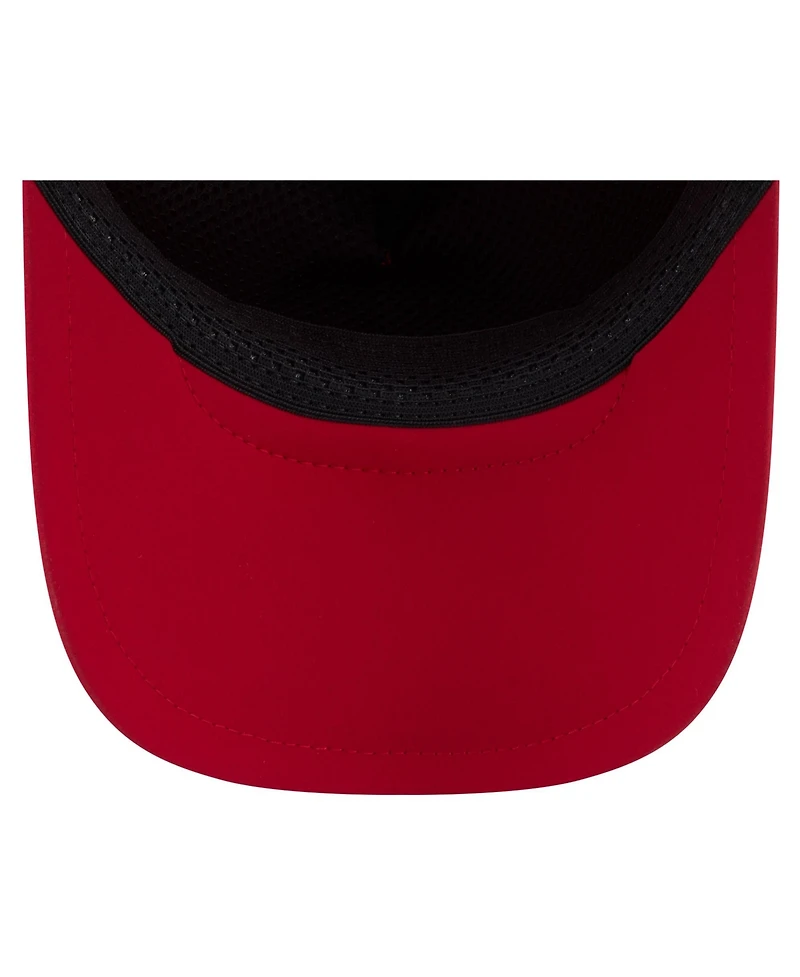New Era Men's Scarlet San Francisco 49ers 2026 Sideline Apex 9FORTY Adjustable Trucker Hat