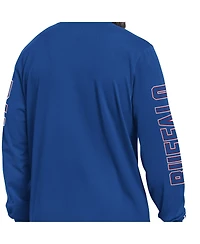 Starter Men's Royal Buffalo Bills Clutch Hit Ii Logo Long-Sleeve T-Shirt