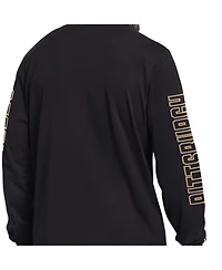 Starter Men's Black Pittsburgh Steelers Clutch Hit Ii Long-Sleeve T-Shirt