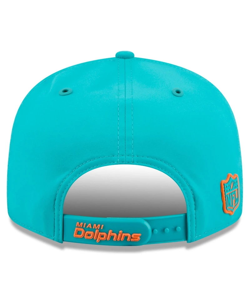 New Era Men's Aqua Miami Dolphins 2026 Sideline 9FIFTY Snapback Hat