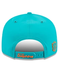 New Era Men's Aqua Miami Dolphins 2026 Sideline 9FIFTY Snapback Hat