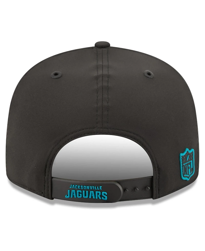 New Era Men's Black Jacksonville Jaguars 2026 Sideline 9FIFTY Snapback Hat