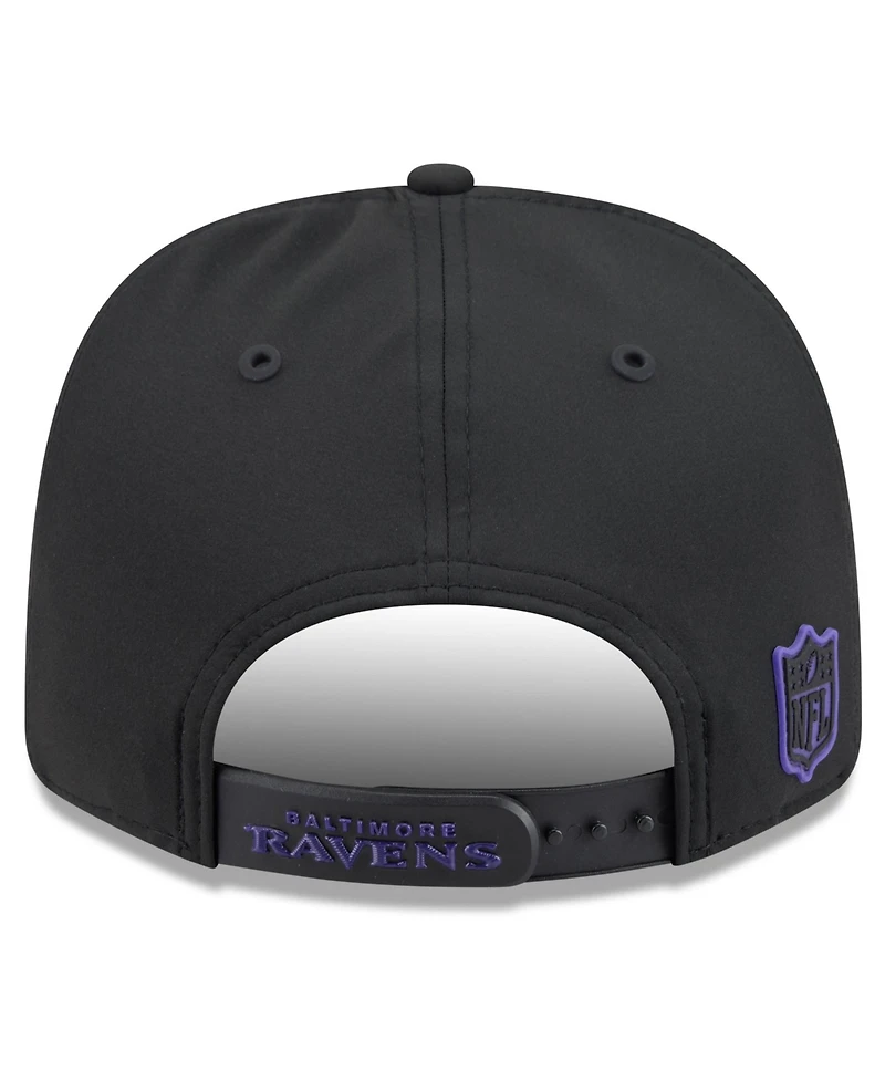 New Era Men's Black Baltimore Ravens 2026 Sideline 9SEVENTY Adjustable Hat