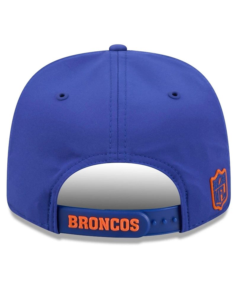 New Era Men's Royal Denver Broncos 2026 Sideline Throwback 9SEVENTY Adjustable Hat