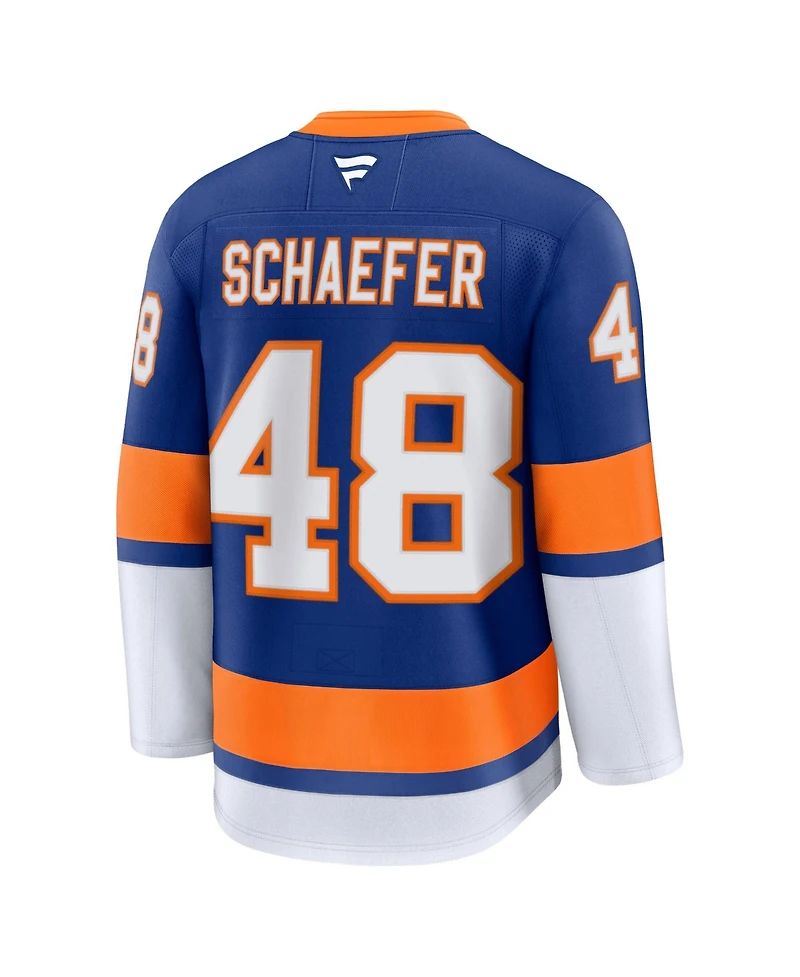 Fanatics Men's Matthew Schaefer Royal New York Islanders Home Premium Jersey