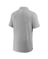 Fanatics Men's Heather Gray Tampa Bay Buccaneers Clutch Polo Shirt