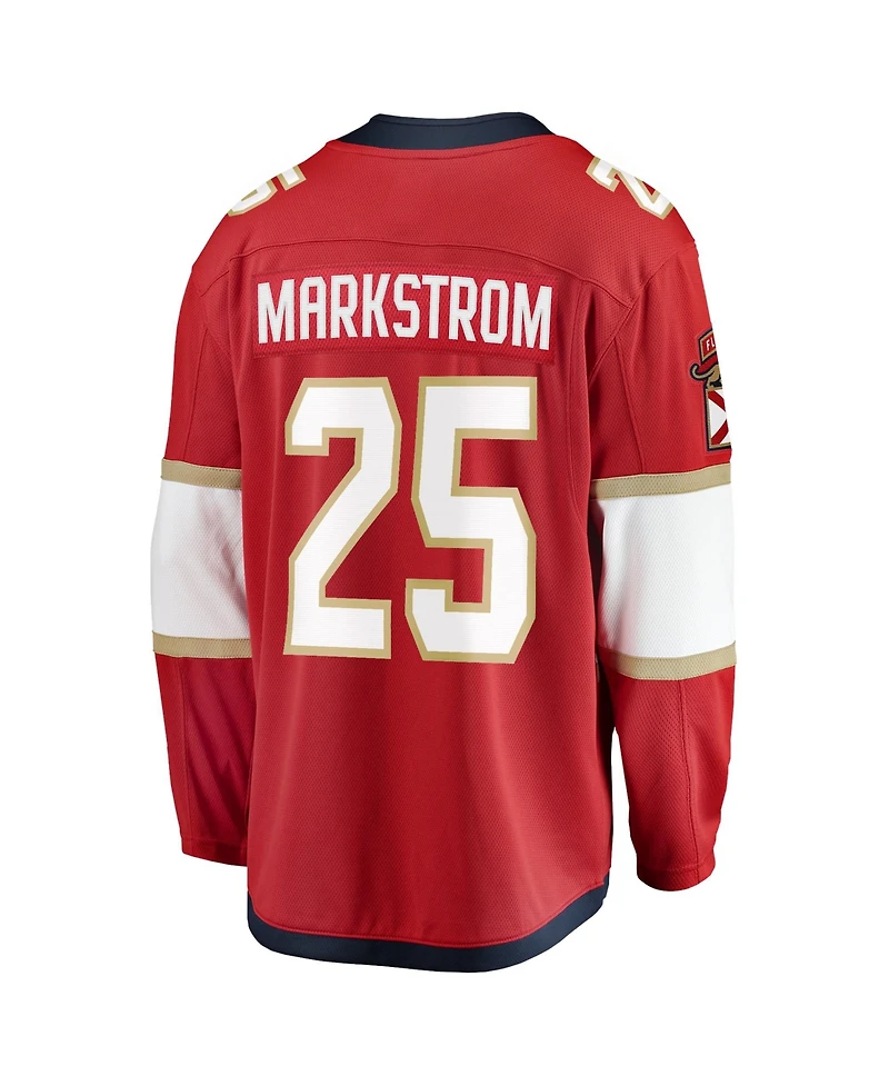 Fanatics Men's Jacob Markstrom Red Florida Panthers Home Breakaway Jersey