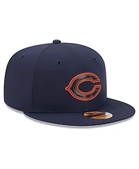 New Era Men's Navy Chicago Bears 2026 Sideline 9FIFTY Snapback Hat